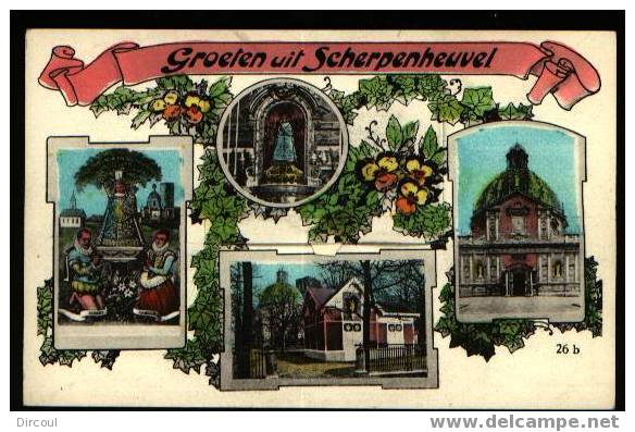 3325 - Groeten  Uit Scherpenheuvel  " Carte à Système " - Scherpenheuvel-Zichem