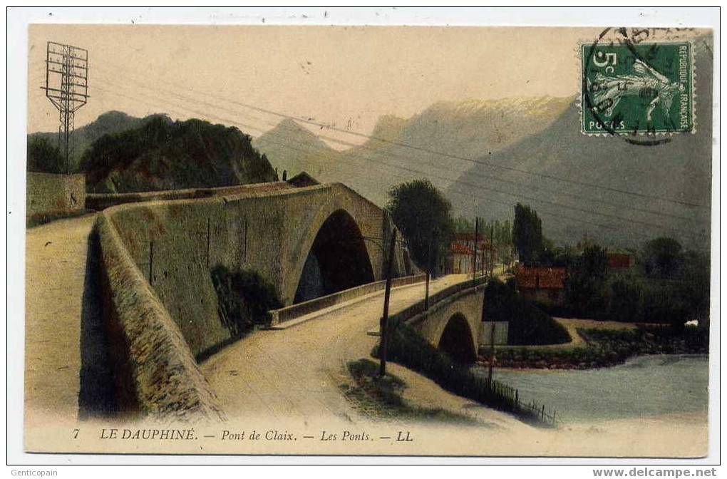 H50 - PONT-de-CLAIX -(Dauphiné) - Les Ponts (1913) - Claix