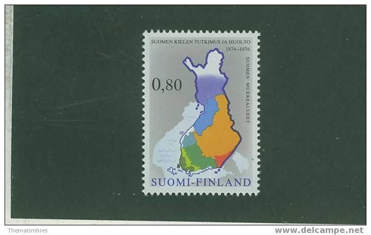 2S0172 Société De La Langue Nationale 748 Finlande 1976 Neuf ** - Altri & Non Classificati