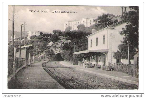 C.P.A CAP D'AIL  .LA GARE - Cap-d'Ail