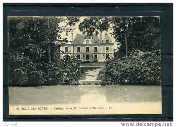 B - 37 - JOUE Les TOURS - Château De La Marbelliére ( Côté Est) - Sonstige & Ohne Zuordnung