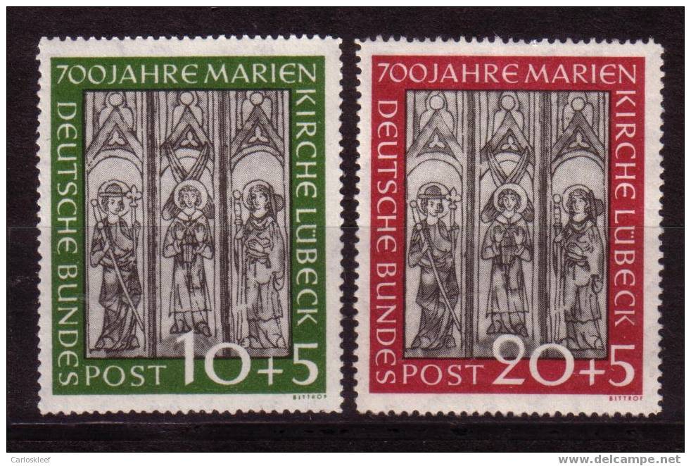 ALEMANIA FEDERAL 1951  NUEVO   SIN CHARNELA - FIRMADO POR EXPERT - Unused Stamps