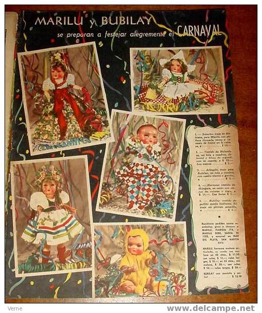 ANTIGUO REVISTA BILLIKEN - AÑO 1944 - Nº 1265 - MUCHAS FOTOGRAFIAS DE LAS MUÑECAS QUE SE VENDIERON EN ARGENTINA Y ESPAÑA - Dolls