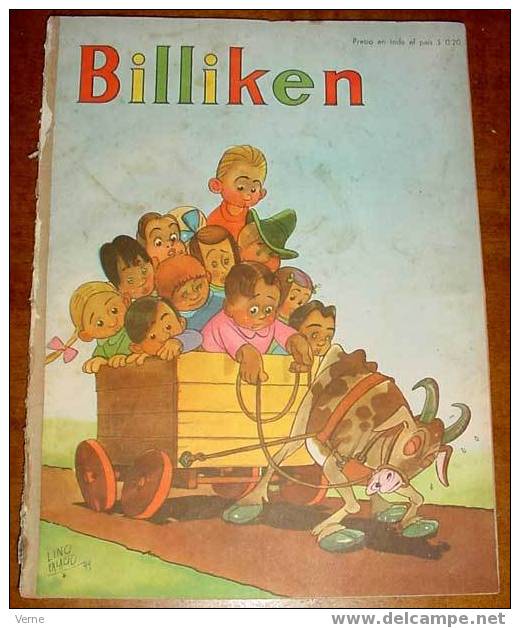 ANTIGUO REVISTA BILLIKEN - AÑO 1944 - Nº 1271 - MUCHAS FOTOGRAFIAS DE LAS MUÑECAS QUE SE VENDIERON EN ARGENTINA Y ESPAÑA - Poupées