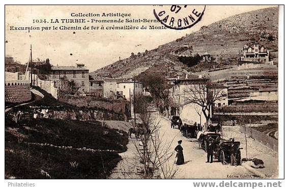 La  Turbie  Promenade St Bernard  1907 - La Turbie