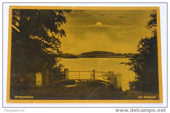 D 2842 - (Ostholstein) - Gremsmühlen. Am Dieksee - Getönte S/w Foto Ak - Malente-Gremsmuehlen