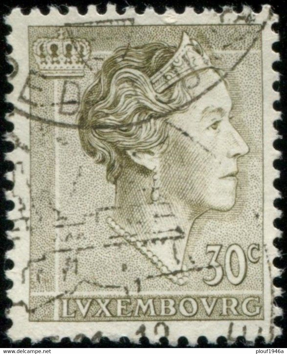 Pays : 286,04 (Luxembourg)  Yvert Et Tellier N° :   581 (o) - 1960 Charlotte, Type Diadème