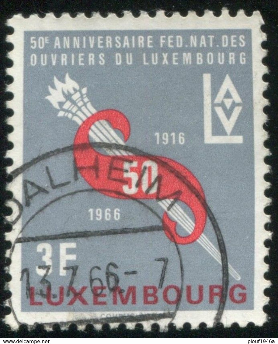 Pays : 286,05 (Luxembourg)  Yvert Et Tellier N° :   678 (o) - Usados