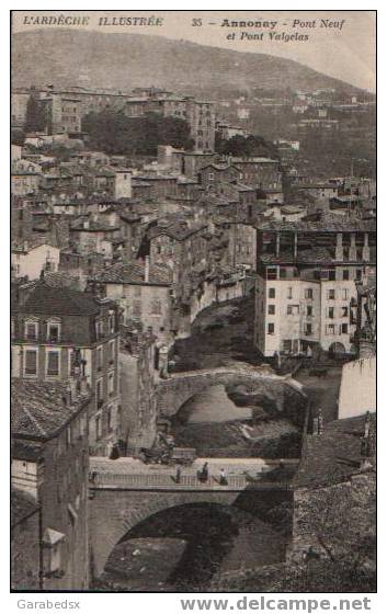 CPA De ANNONAY - Pont Neuf Et Pont Valgelas. - Annonay