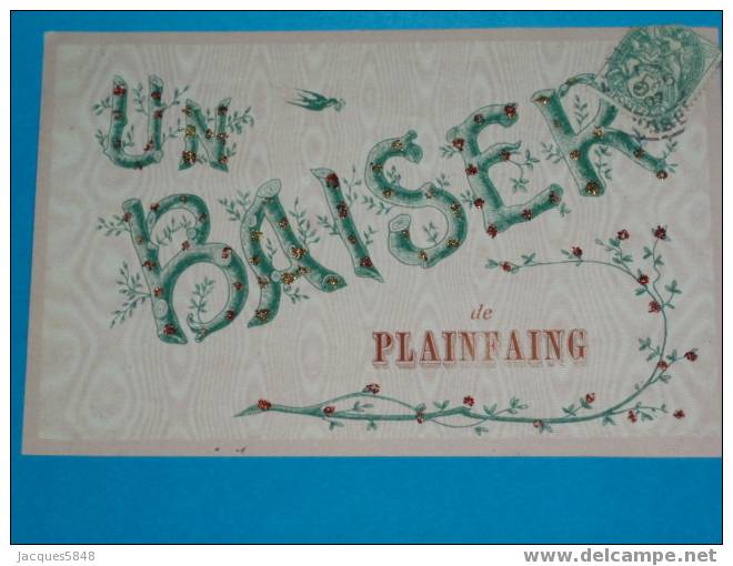 88) -plainfaing - Un Baiser De Plainfaing -  -  - Tres Belle Carte - Plainfaing