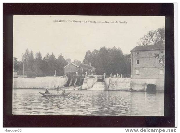 005959 éclaron Eclaron Le Vannage & Le Déversoir Du Moulin édit.humbert Animée  Belle Carte - Eclaron Braucourt Sainte Liviere