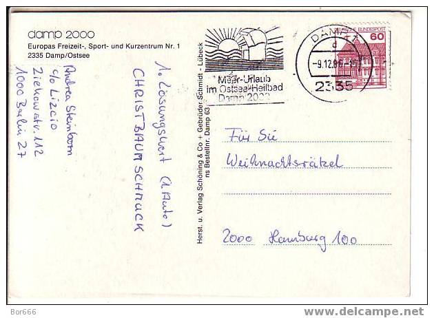 GOOD GERMANY POSTCARD / VIEWCARD - OSTSEEHEILBAD DAMP 2000 - Nice Stamped - Damp