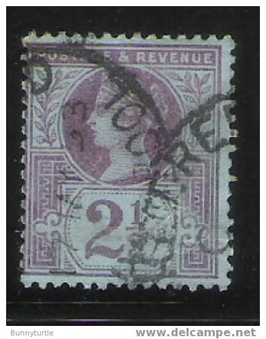 Great Britain 1887 Victoria 2 1/2p Used - Used Stamps