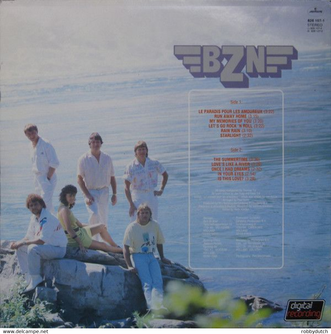 * LP * BZN - MAID OF THE MIST (Nederpop 1985) Ex!!! - Disco, Pop