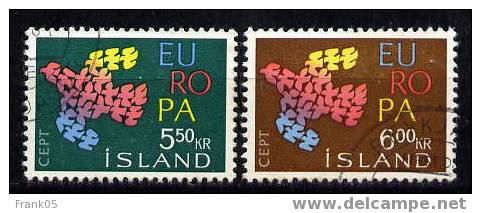 Island / Iceland / Islande 1961 Satz/set EUROPA Gestempelt/used - 1961