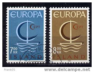 Island / Iceland / Islande 1966 Satz/set EUROPA Gestempelt/used - 1966