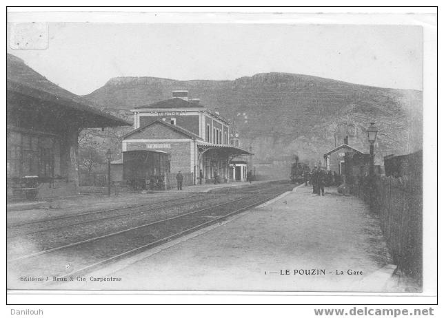 07 // ARDECHE / LE POUZIN / La Gare N° 1 Ed Brun Et Cie / (vue Intérieure) / * - Le Pouzin