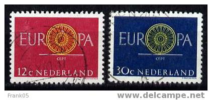 Niederlande / Netherlands / Pays-Bas 1960 Satz/set EUROPA Gestempelt/used - 1960