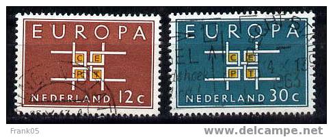 Niederlande / Netherlands / Pays-Bas 1963 Satz/set EUROPA Gestempelt/used - 1963