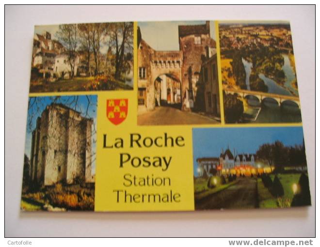 (209) -1- Une Carte Postale Sur La Roche Posay 4 - La Roche Posay