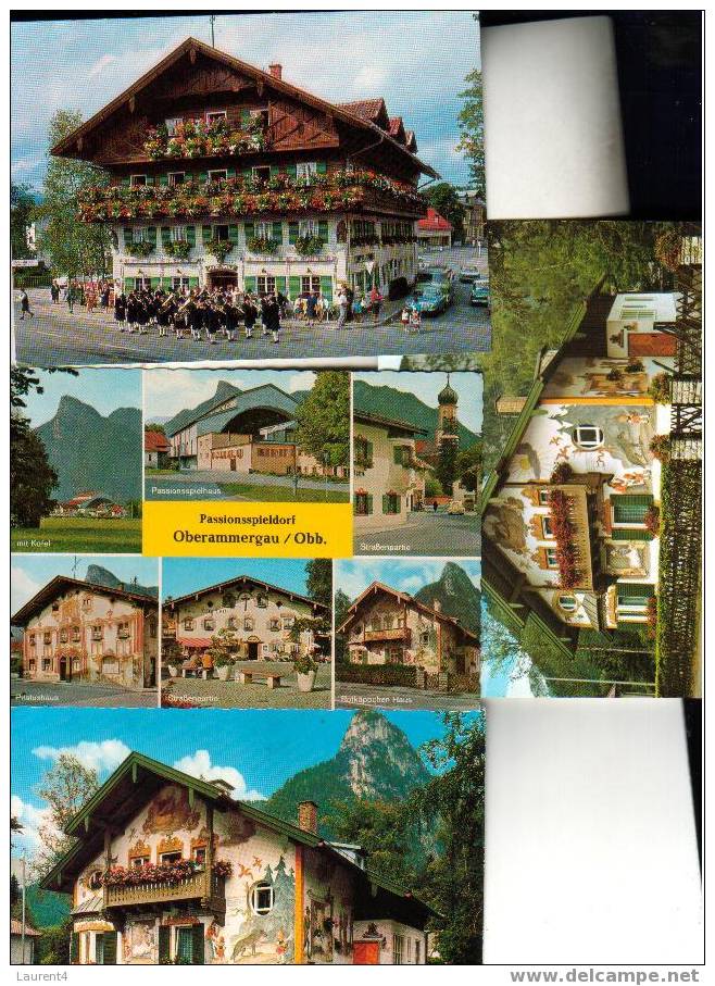 4 X Germany Postcard - 4 Carte De Oberrammeru - Oberammergau