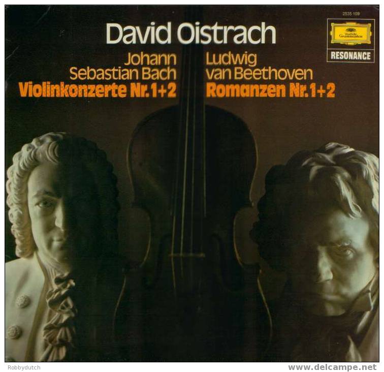 * LP * DAVID OISTRACH - BACH / BEETHOVEN - VIOLINE KONZERTE (1962) - Klassiekers