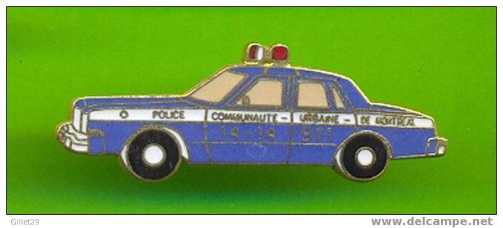 PIN - POLICE VOITURE - COMMUNAUTÉ URBAINE DE MONTRÉAL - - Police