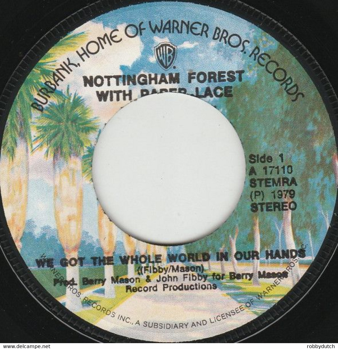 * 7" * NOTTINGHAM FORREST & PAPER LACE - WE GOT THE WHOLE WORLD - Disco, Pop