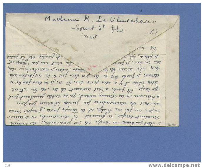 Brief Met Stempel CROIX-ROUGE DE BELGIQUE Verzonden Van Court-St-Etienne Naar "Oflag IXB" - Guerra 40 – 45 (Cartas & Documentos)