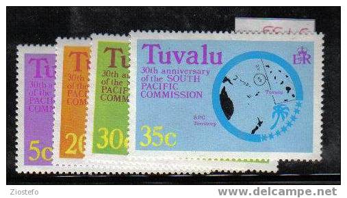 234 Tuvalu 30th Anniversary South Pacific COmmission YT46/9 - Tuvalu (fr. Elliceinseln)