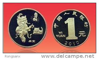 CHINA New Year Commemorative Coin 2010 Tiger Year - Chine