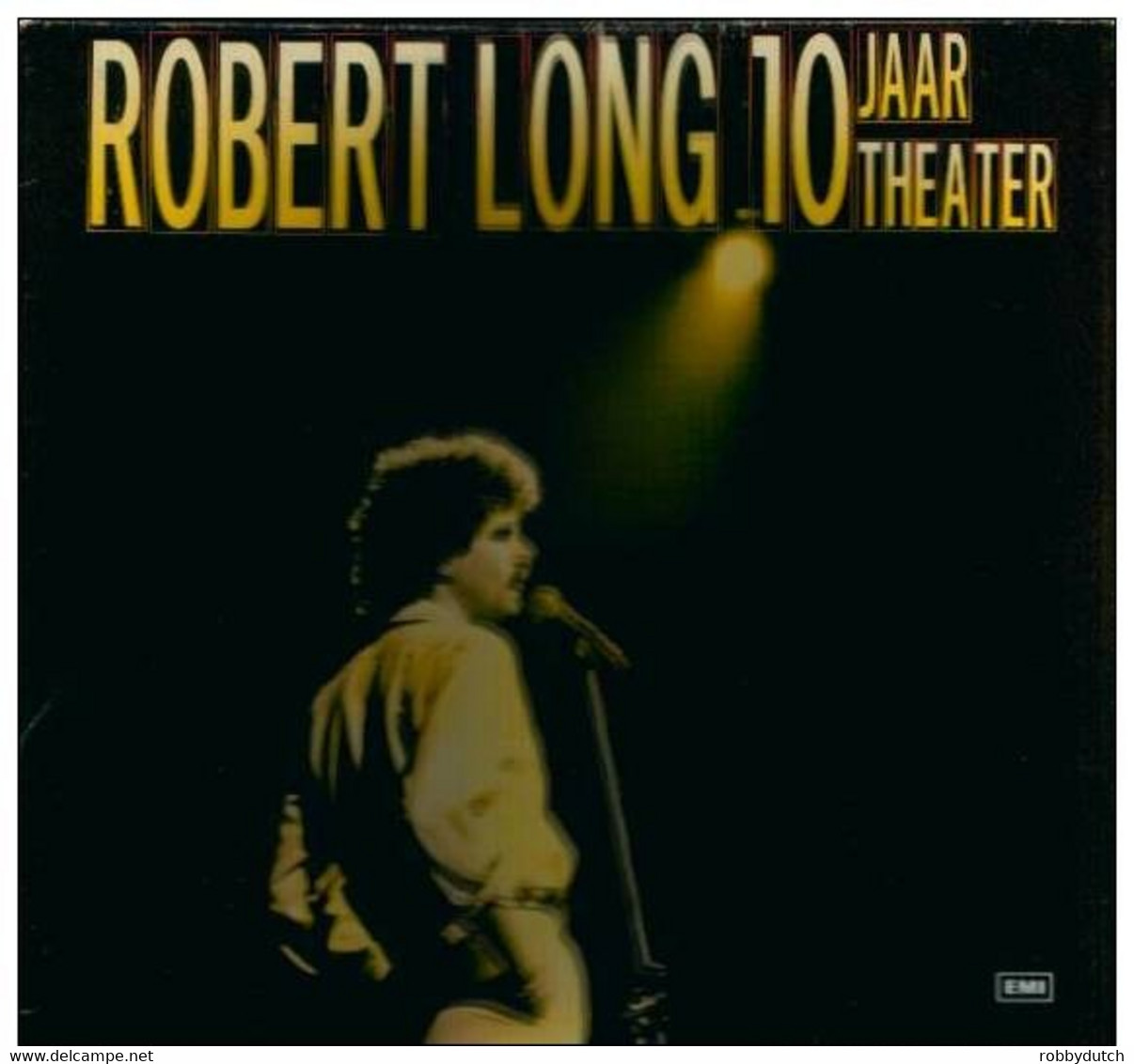 * 3LP Box* ROBERT LONG - 10 JAAR THEATER + Boekje - Comiques, Cabaret