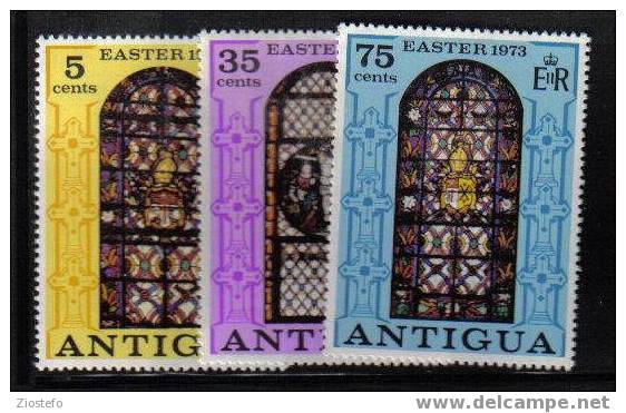256 Antigua, Easter 1973  YT295/7 - Easter