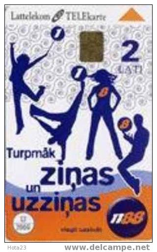 Latvia -SPORT GAMES- Info 1188 -USED - Games