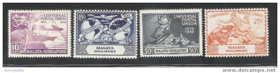 Singapore 1949 UPU Issue Omnibus MLH - Singapur (...-1959)