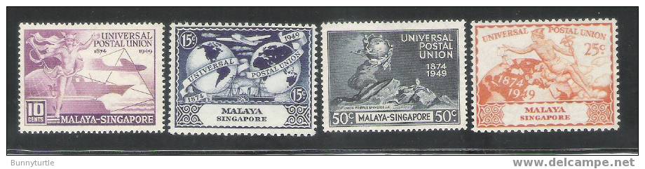 Singapore 1949 UPU Issue Omnibus MLH - Singapour (...-1959)