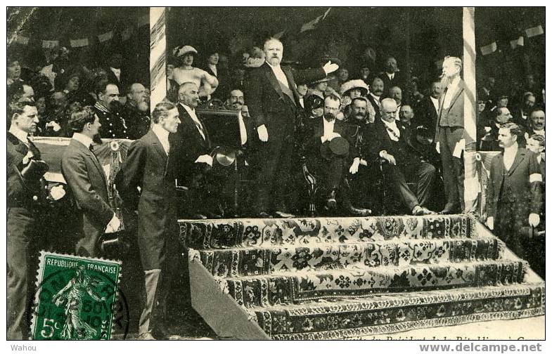 COMMERCY   -   Visite Du Président De La République.   M. Poincaré Prononçant Son Discours (voyagé En 1913) - Events