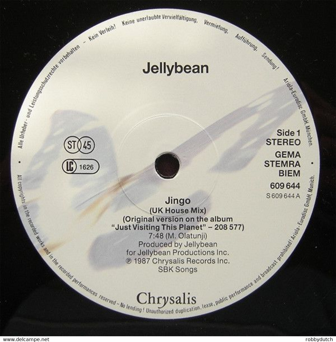 * 12" * JELLYBEAN - JINGO - 45 T - Maxi-Single