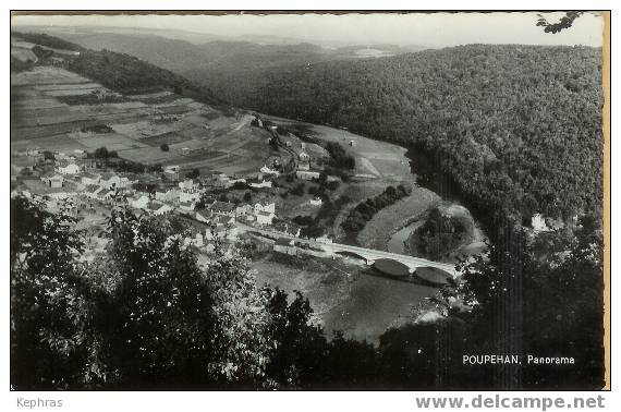 POUPEHAN : Panorama - Edit : Maison Pirot-Delogne, Mag Végé à Poupehan - Cachet De La Poste 1965 - Bouillon