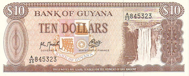 GUYANA   10 Dollars   Non Daté (1986)   Pick 23f  Signature 9  ***** BILLET  NEUF ***** - Guyana