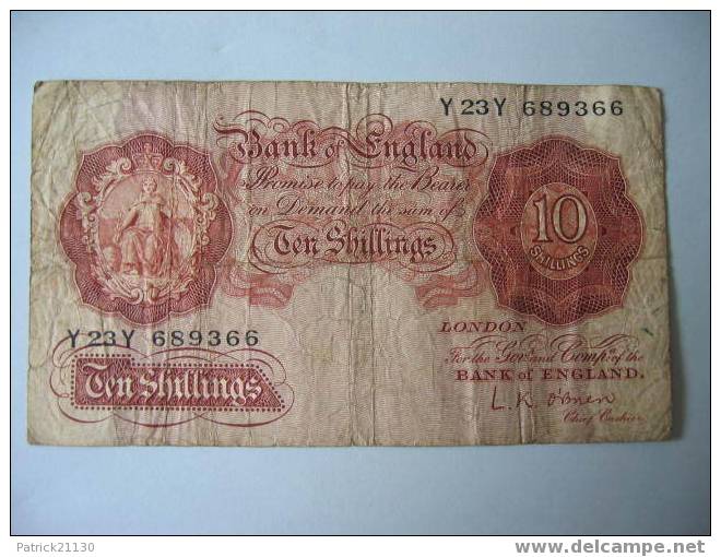 ANGLETERRE / 10 SHILLINGS PICK 126C - 10 Schillings