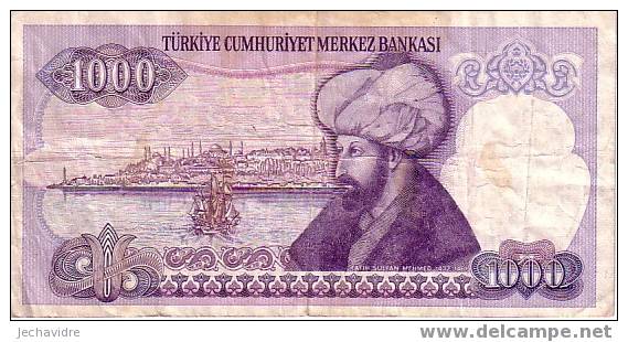 TURQUIE   1 000 Lira  Non Daté (1986)   Pick 196    ***** QUALITE  VF - ***** - Turquie