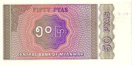 MYANMAR    50 Pyas    Non Daté (1994)    Pick 68    *****BILLET  NEUF***** - Myanmar