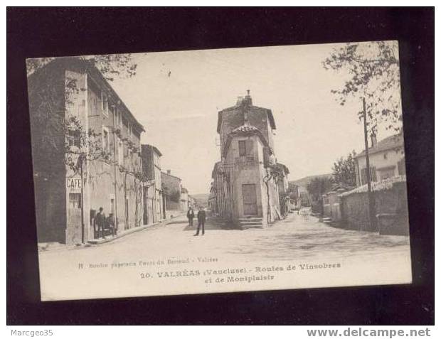 006095 Valréas Routes De Vinsobres & De Montplaisir édit.moulin N°20 Animée Café - Valreas