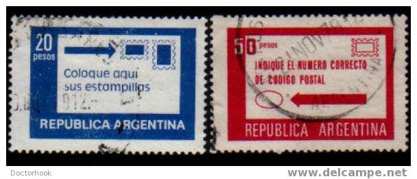 ARGENTINA   Scott   #  1203-4   VF USED - Used Stamps