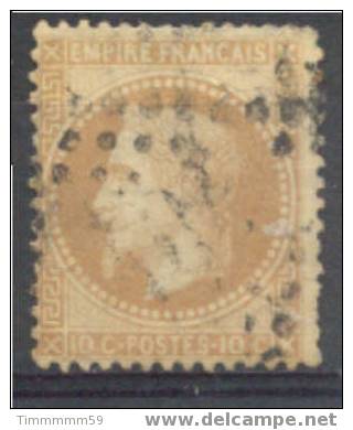 Lot N°4687  N°28B 10c Bistre, Oblit Gc - 1863-1870 Napoléon III Lauré