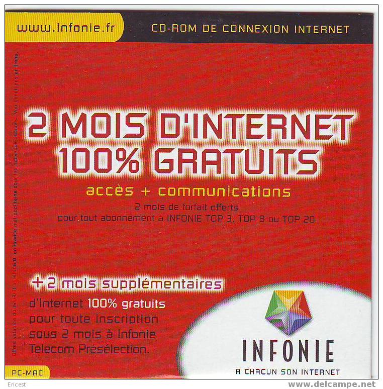 KIT INTERNET INFONIE 2 MOIS INTERNET GRATUITS. - Internetaansluiting