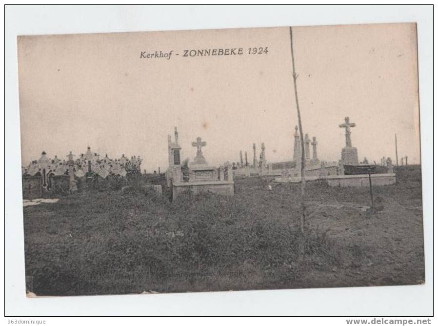 Zonnebeke - Kerkhof 1924 - Zonnebeke