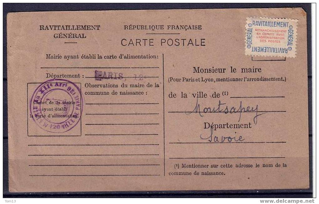 France, Service N° 15Aa Sur Carte Questionnaire - Brieven & Documenten