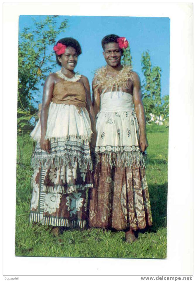 OCEANIE FIDJI  TRADITIONAL DRESS - Fiji